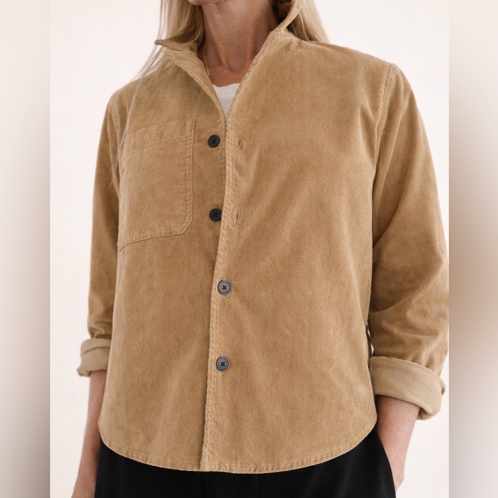 Banana Republic Corduroy Shirt Jacket – XS – Toffee – NWOT